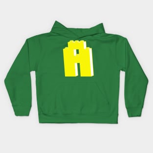 THE LETTER A, Customize My Minifig Kids Hoodie